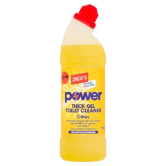 Jack's Power Dickflüssiger Gel-Toilettenreiniger, Zitrus, 750 ml (9er-Pack)