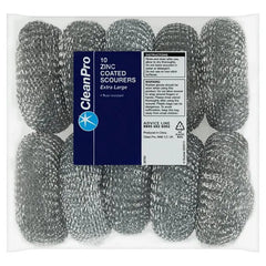 CleanPro 10 Zinc Coated Scourers Extra Large