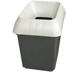 30L Recycling Bin with Light Grey Lid & Other Recycling Logo