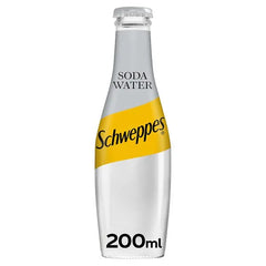 Schweppes Soda Water 24 x 200ml (Case of 24)