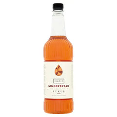 Simply Gingerbread Flavour Syrup 1L  Adomoo