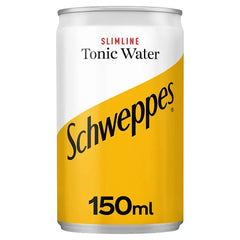 Schweppes Slimline Tonic Water 150 ml (Karton mit 24 Stück)