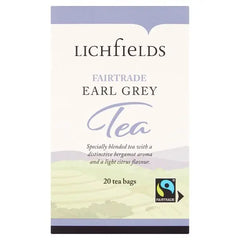 Lichfields Fairtrade Earl Grey 20 Tea Bags 40g  Adomoo
