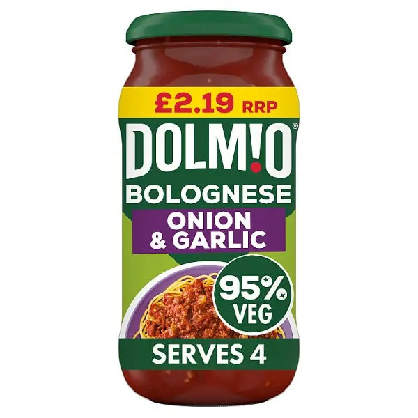 Dolmio Sauce for Bolognese Onion & Garlic 450g (Case of 6)  Adomoo