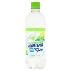 Mountain Mist Stilles Quellwasser mit Zitronen- und Limettengeschmack, 500 ml (Karton mit 12 Stück)