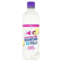 Mountain Mist stilles Quellwasser mit Ananas- und Passionsfruchtgeschmack, 500 ml (Karton mit 12 Stück)