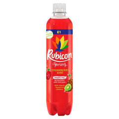 Rubicon Spring, sprudelndes Quellwasser mit Erdbeer-Kiwi-Geschmack, 500 ml (Karton mit 12 Stück)