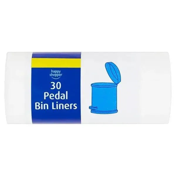 Happy Shopper 30 Pedal Bin Liners Approximate - Honesty Sales U.K