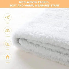 Heated Underblanket 150x80cm Electric Blanket with 10 Temperature Levels Washable 3H Timer  Adomoo