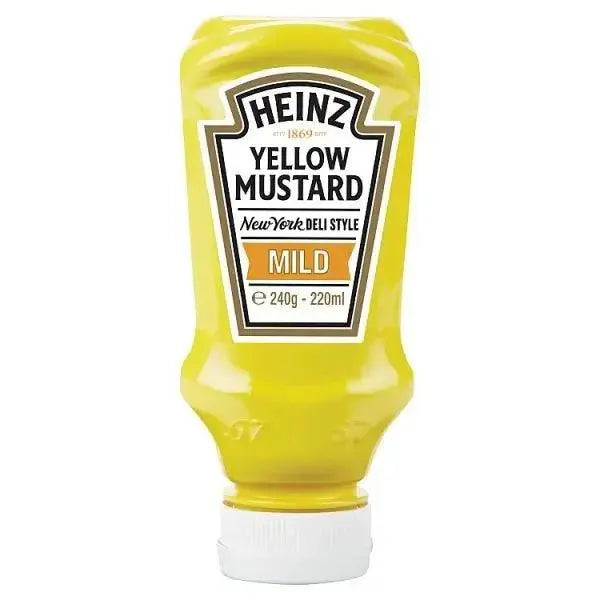 Heinz Mild Yellow Mustard 240g (Case of 8) - Honesty Sales U.K