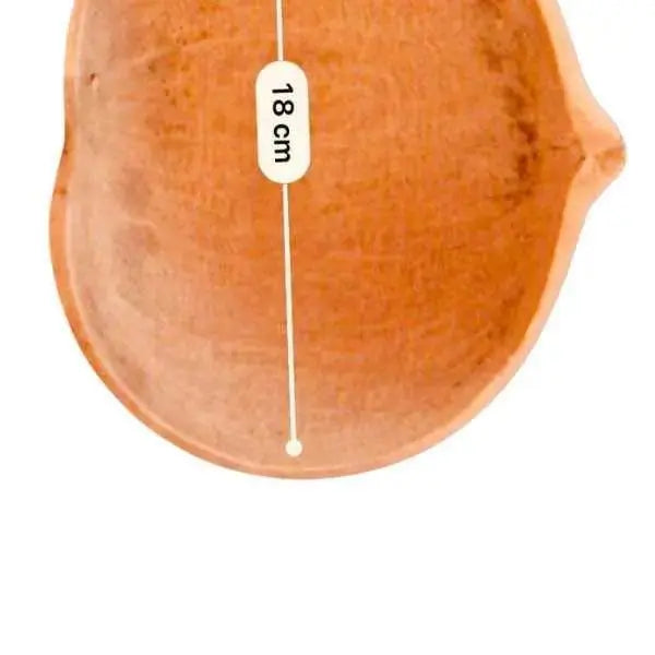 Hemispherical Calabash bowl 18 cm Round Half  Adomoo