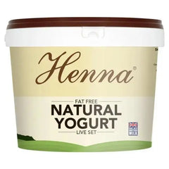 Henna Fat Free Natural Yogurt  Adomoo