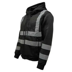 Hi Vis HV008 Hooded Zipper  Adomoo