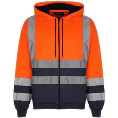 Hi Vis HV008 Hooded Zipper  Adomoo