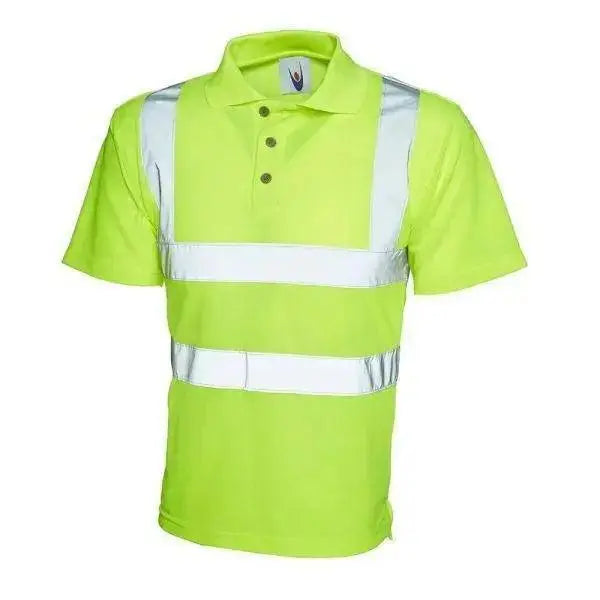 Hi Viz Polo Shirt Yellow For a smarter alternative  Adomoo
