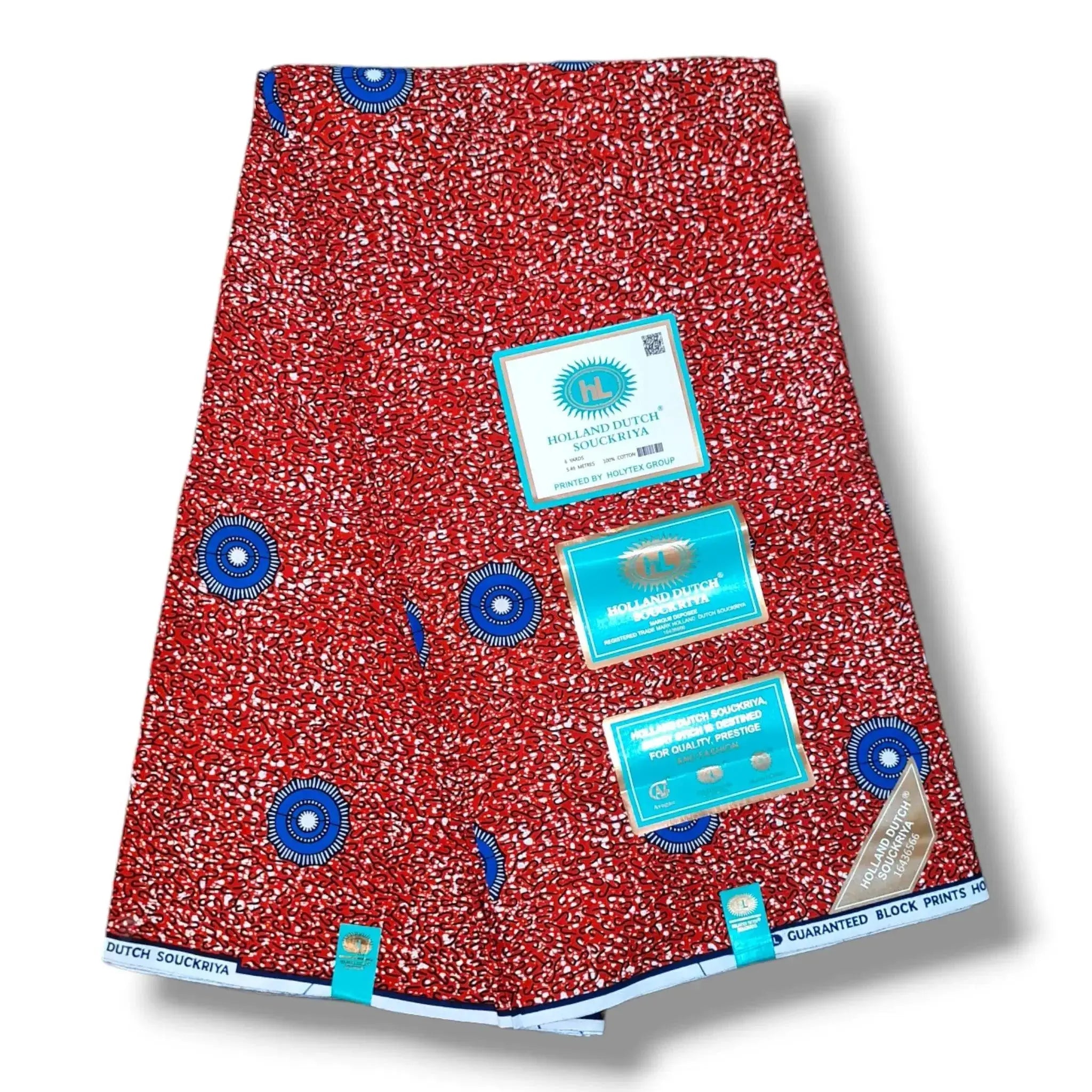 Hollandais 100% Cotton fabric 6yrds  Adomoo