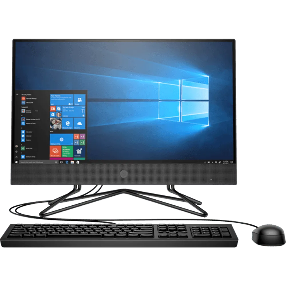 HP 200 G4 Core i3-10110U 21.5" 8GB Ram 512GB SSD + 1TB HD DVDRW WiFi Win 10 Pro - 9US62EA - Honesty Sales U.K