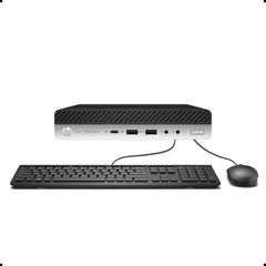 HP Elitedesk 800 G4 DM Core i5-8500T 16GB Ram 256GB SSD Win 10 Pro VGA, 2 x DP - Honesty Sales U.K