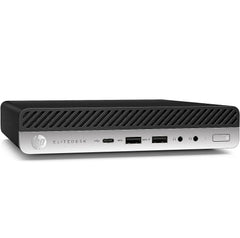 HP Elitedesk 800 G4 DM Core i5-8500T 16GB Ram 256GB SSD Win 10 Pro VGA, 2 x DP - Honesty Sales U.K