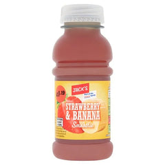 Jack's Strawberry & Banana Smoothie 250ml (Case of 8)