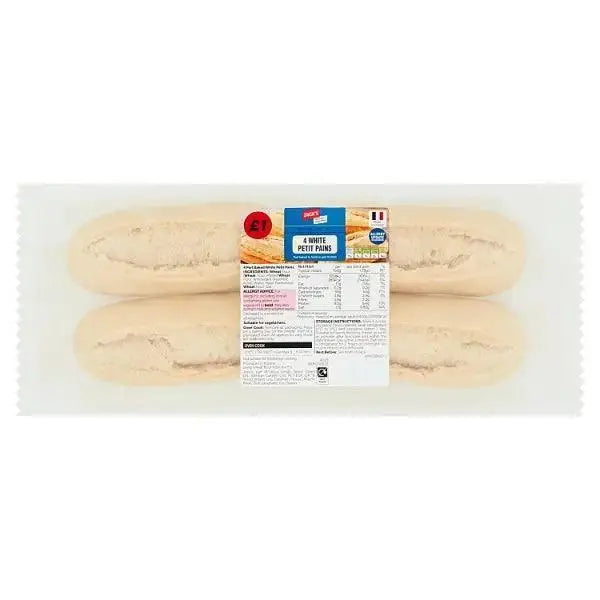 Jack's 4 White Petit Pains  Adomoo