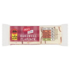 Jack's Bakewell Flapjack 85g (Case of 12) - Honesty Sales U.K