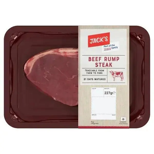 Jack's Beef Rump Steak 227g  Adomoo