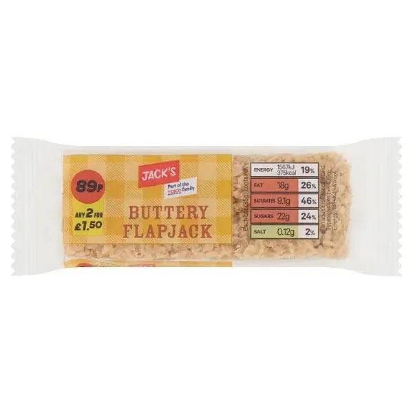 Jack's Buttery Flapjack 85g (Case of 12) - Honesty Sales U.K