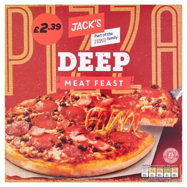 Jack's Deep Meat Feast 386g - (Case of 7) - Honesty Sales U.K