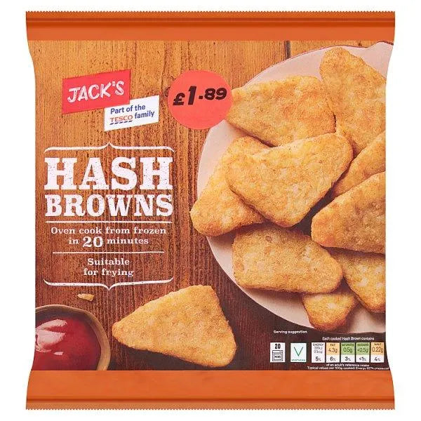 Jack's Hash Browns 700g - Honesty Sales U.K