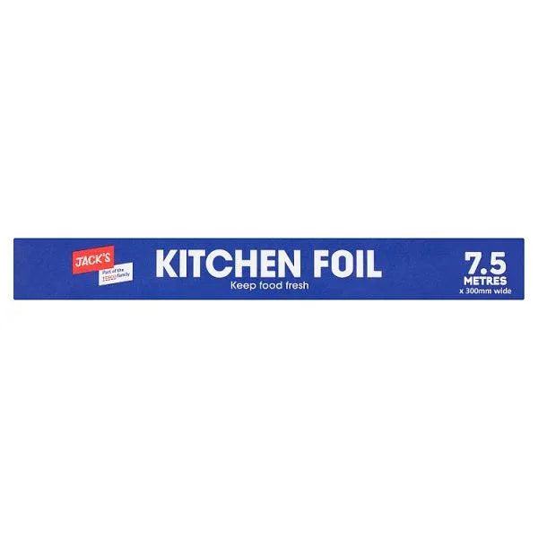 Jack's Kitchen Foil 7.5 Metres x 300mm Wide - Honesty Sales U.K