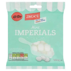Jack's Mint Imperials 140g (Case of 12)  Adomoo