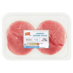 Jack's Unsmoked Gammon Steaks 340g  Adomoo