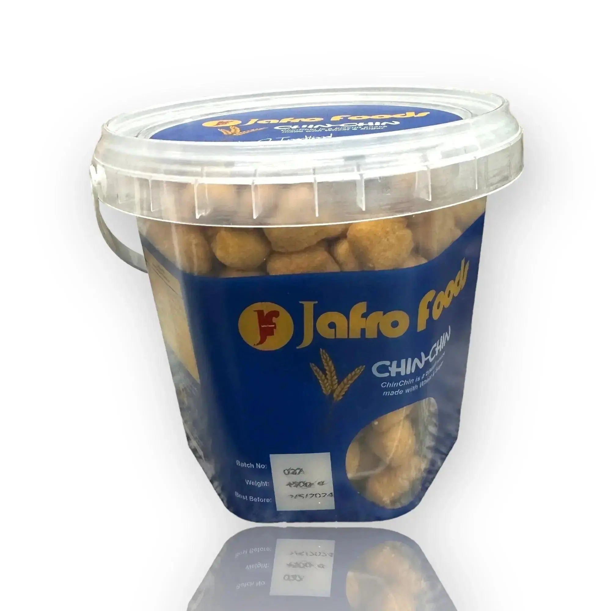 Jafro Foods Chin Chin in Plastic Container made with flour  Adomoo