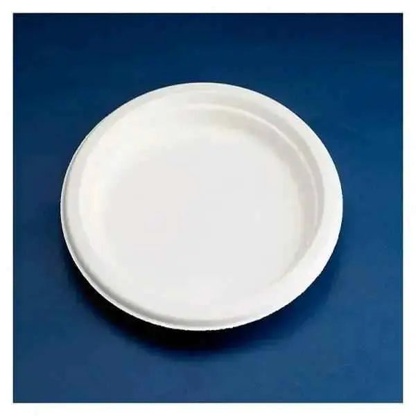 Jena Eco 50 Compostable 26cm Bagasse Plates  Adomoo