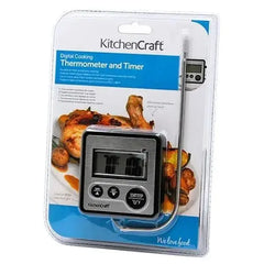 Kitchen Craft Digital Cooking Thermometer and Timer  Adomoo