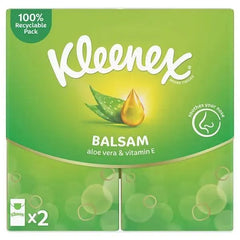 Kleenex Balsam Tissues - 2 Pocket Pack (Case of 36) - Honesty Sales U.K