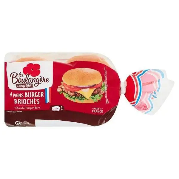 La Boulangère 4 Brioche Burger Buns (200g)  Adomoo