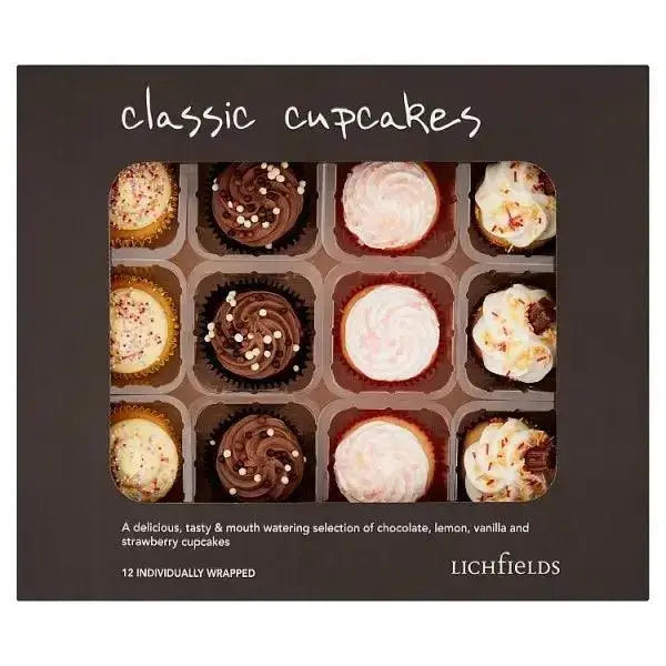 Lichfields 12 Luxury Cupcakes (Case of 12)  Adomoo