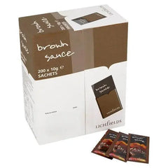 Lichfields Brown Sauce Sachets 200 x 10g  Adomoo