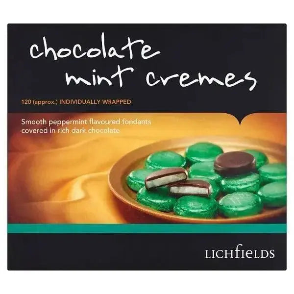 Lichfields Chocolate Mint Cremes 1kg  Adomoo
