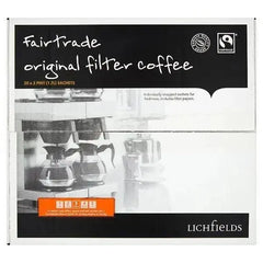 Lichfields Fairtrade Original Filter Coffee 20 x 65g  Adomoo