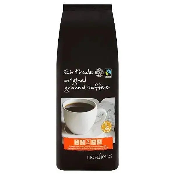 Lichfields Fairtrade Original Ground Coffee 1kg  Adomoo