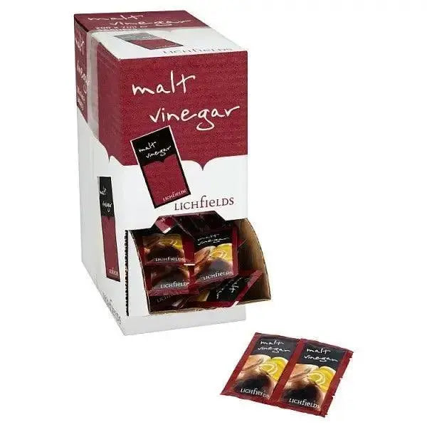 Lichfields Malt Vinegar 200 x 7ml Suitable for vegetarians  Adomoo