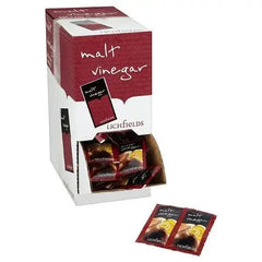 Lichfields Malt Vinegar 200 x 7ml Suitable for vegetarians  Adomoo