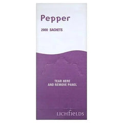 Lichfields Pepper 2000 Sachets Ingredients Black Pepper  Adomoo
