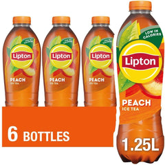 Lipton Peach Ice Tea 1.25L (Case of 6) - Honesty Sales U.K