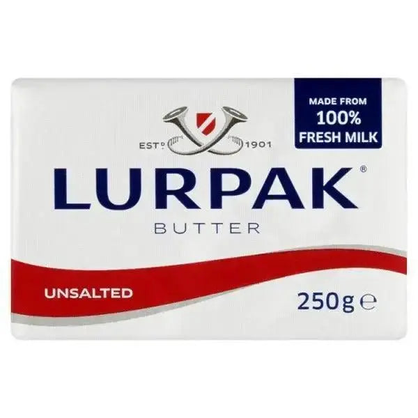 Lurpak Butter Unsalted 250g (Case of 10)  Adomoo