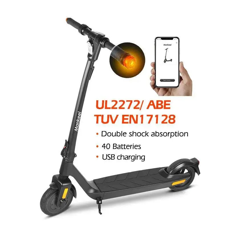 Mankeel MK090 Steed 36V/10.4Ah 350W Folding Electric Scooter  Adomoo