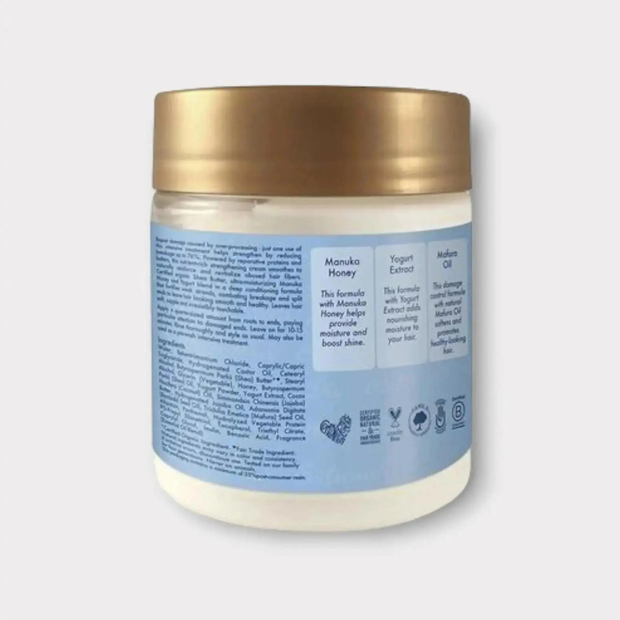 Manuka Honey & Yogurt Hydrate + Repair Protein-Strong Treatment 8oz  Adomoo